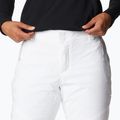 Pantaloni da sci da donna Columbia Backslope II Insulated bianco 5