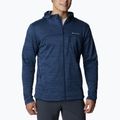 Felpa da trekking Columbia Maxtrail II da uomo, colore navy heather collegiale