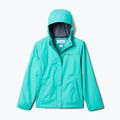Giacca da pioggia Columbia Arcadia turchese elettrico per bambini 6