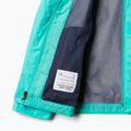 Giacca da pioggia Columbia Arcadia turchese elettrico per bambini 8