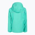Giacca da pioggia Columbia Arcadia turchese elettrico per bambini 2