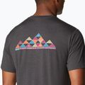 Maglietta Columbia Tech Trail Graphic uomo nero heather/summits 7 grafica trekking 3