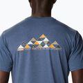 Camicia Columbia Tech Trail Graphic Uomo dark mountain heather/summits 7 graphic trekking 3