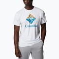 Columbia Zero Ice - Camicia da trekking da uomo Cirro bianco/notte con grafica nightscape 5