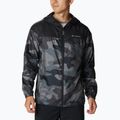 Giacca a vento Columbia Flash Challenger Novelty nera con stampa camo da uomo 2