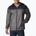 Giacca a vento Columbia Flash Challenger Novelty city grigio/nero da uomo