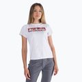 Maglietta da trekking Columbia da donna Sun Trek Graphic bianco/tifone telaio