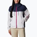 Giacca a vento Columbia Flash Challenger Novelty bianca/notturna da donna 9