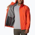 Giacca da pioggia Columbia Earth Explorer da uomo, rosso quarzo 10