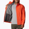 Giacca da pioggia Columbia Earth Explorer da uomo, rosso quarzo 9