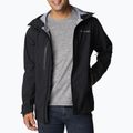 Giacca da pioggia Columbia Peak Creek uomo nero