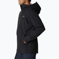 Giacca da pioggia Columbia Peak Creek uomo nero 2