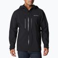 Giacca da pioggia Columbia Peak Creek uomo nero 4