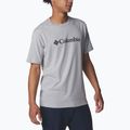 Maglietta da trekking Columbia CSC Basic Logo uomo grigio erica 3