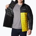 Piumino Columbia Powder Lite Hooded laser lemon/nero da uomo 14