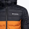 Columbia Powder Lite Piumino da uomo con cappuccio caldo rame/nero 3