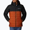 Columbia Powder Lite Piumino da uomo con cappuccio caldo rame/nero 6