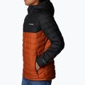 Columbia Powder Lite Piumino da uomo con cappuccio caldo rame/nero 7
