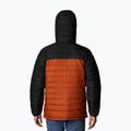 Columbia Powder Lite Piumino da uomo con cappuccio caldo rame/nero 8