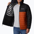 Columbia Powder Lite Piumino da uomo con cappuccio caldo rame/nero 9