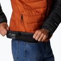 Columbia Powder Lite Piumino da uomo con cappuccio caldo rame/nero 11
