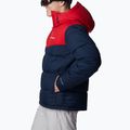 Giacca da sci Columbia Iceline Ridge da uomo, colore blu scuro/rosso montagna 2