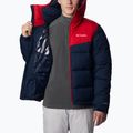 Giacca da sci Columbia Iceline Ridge da uomo, colore blu scuro/rosso montagna 5