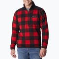 Felpa da trekking Columbia Sweater Weather II Printed mountain red check print da uomo