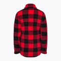 Felpa trekking Columbia West Bend donna, stampa giglio rosso 2