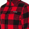 Felpa trekking Columbia West Bend donna, stampa giglio rosso 3