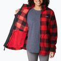 Felpa trekking Columbia West Bend donna, stampa giglio rosso 9