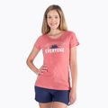 Columbia Daisy Days Graphic, camicia da trekking da donna in erica corallo scuro/seek outdoors