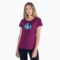 Camicia da trekking donna Columbia Daisy Days Graphic marionberry heather/thru the pines