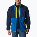 Felpa in pile Columbia Back Bowl Full Zip Uomo collegiate navy/brt indigo/laser lemon 3