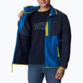 Felpa in pile Columbia Back Bowl Full Zip Uomo collegiate navy/brt indigo/laser lemon 5