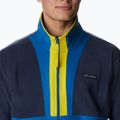 Felpa in pile Columbia Back Bowl Full Zip Uomo collegiate navy/brt indigo/laser lemon 6