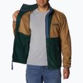 Felpa in pile Columbia Back Bowl Full Zip Uomo delta/spruce/dark mountain 6