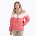 Piumino Columbia Puffect Color Blocked donna corallo scuro/beach blossom/beach