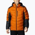 Piumino Columbia Labyrinth Loop Uomo con cappuccio caldo rame/nero