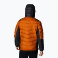 Piumino Columbia Labyrinth Loop Uomo con cappuccio caldo rame/nero 3