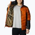 Piumino Columbia Labyrinth Loop Uomo con cappuccio caldo rame/nero 4