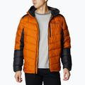 Piumino Columbia Labyrinth Loop Uomo con cappuccio caldo rame/nero 5