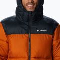 Piumino Columbia Puffect da uomo con cappuccio caldo rame/nero 6