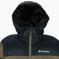 Piumino Columbia Puffect da uomo con cappuccio verde pietra/nero 10