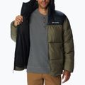 Piumino Columbia Puffect da uomo con cappuccio verde pietra/nero 5