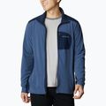 Felpa da trekking Columbia Klamath Range Full Zip uomo dark mountain/collegiate navy