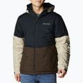 Giacca invernale Columbia Point Park Insulated da uomo nero/cordovan/fossile antico
