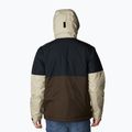 Giacca invernale Columbia Point Park Insulated da uomo nero/cordovan/fossile antico 3