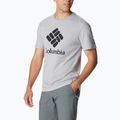 Columbia CSC Basic Logo camicia da trekking da uomo grigio erica/logo sovrapposto CSC 2