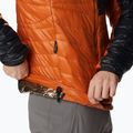 Piumino Columbia Platinum Peak da uomo con cappuccio caldo rame/nero 5